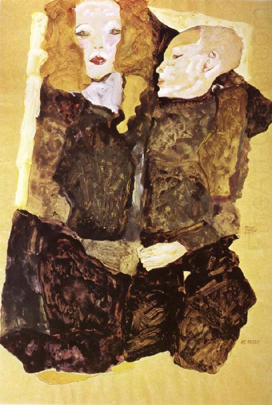 Egon Schiele The Brother china oil painting image